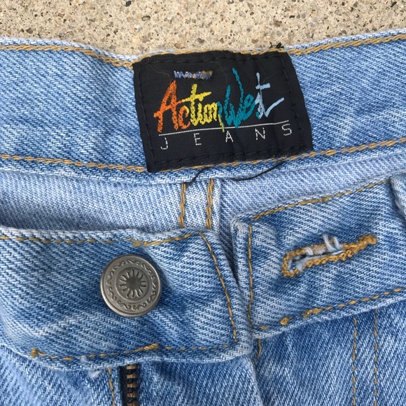 Vintage Jeans Vintage Embroidered Jeans Blue Jeans Mujer - Picture 2 of 12